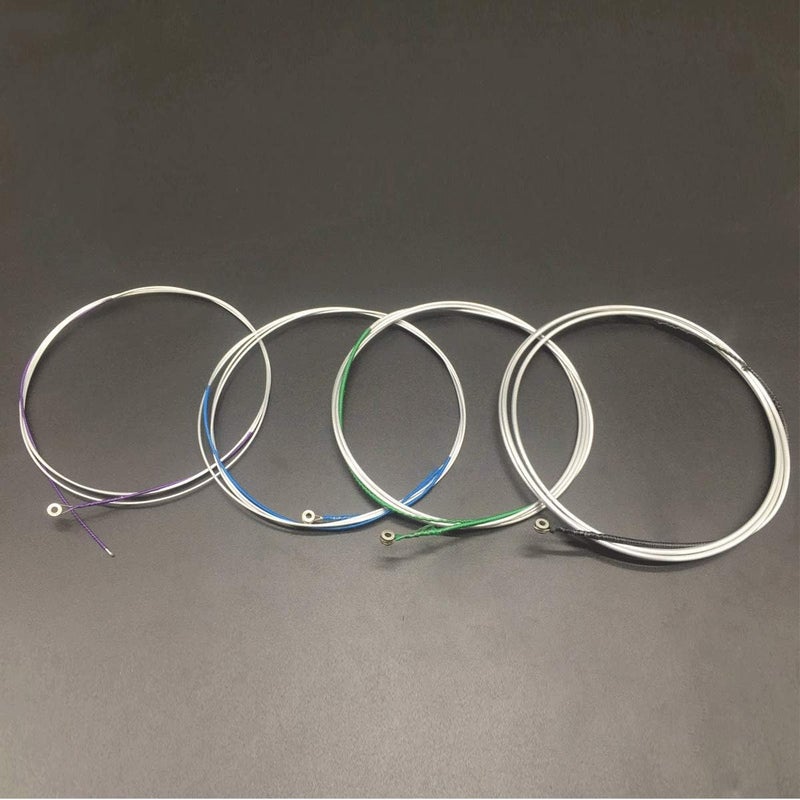 JYsun Cello Strings 1 Full Set A-D-G-C Steel Core Aluminum Magnesium Wound for Size 1/4 1/2 3/4 4/4 with 1 Piece Cleaning Cloth for Musical Instrument - Image 2