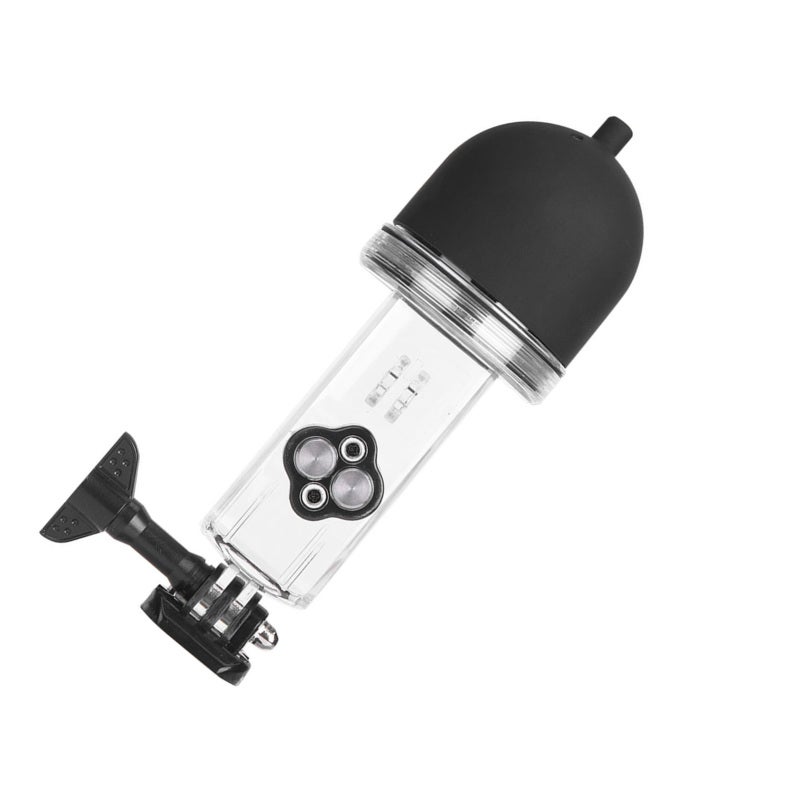 Waterproof Case For DJI Osmo Pocket 60 Meter Depth High Light Transmission Acrylic Dome - Semicircle Design 360 Degree Underwater Shooting For Diving Surfing Adventure Travel - Image 2