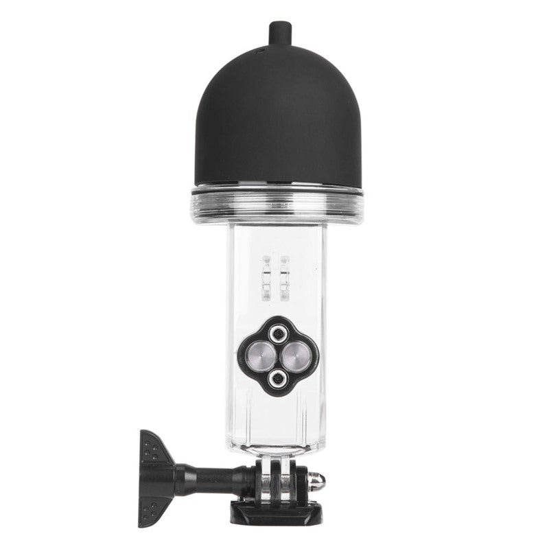 Waterproof Case For DJI Osmo Pocket 60 Meter Depth High Light Transmission Acrylic Dome - Semicircle Design 360 Degree Underwater Shooting For Diving Surfing Adventure Travel - Image 1