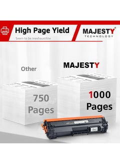 ماجيستي خرطوشة حبر CF244A 44A متوافقه مع طابعة اتش بي ليزر جيت M15a M15w MFP M28a M28w M31w ( اسود )  - Image 3