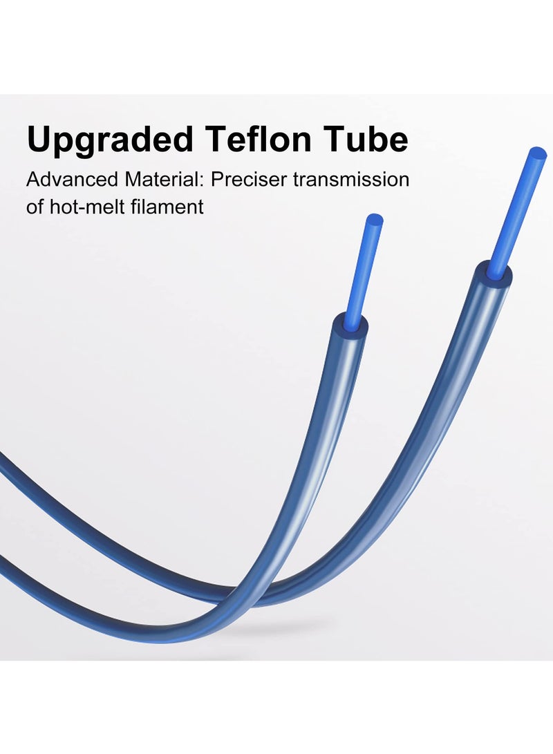 SOLARAE طقم طابعة ثلاثية الأبعاد المحسّن، لخرطوشة 1.75 مم أنبوب PTFE تفلون موصلات هوائية، فوهة نحاسية *2، فوهة فولاذية *1، غطاء سيليكون *3، قاطع أنابيب لطابعة ثلاثية الأبعاد. - Image 5
