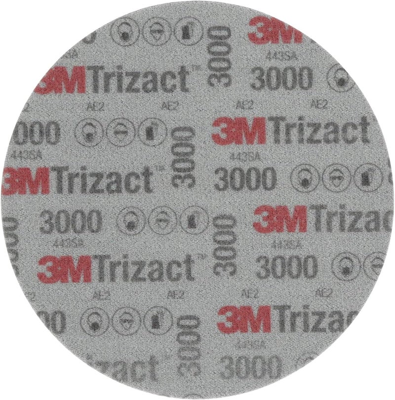 3M Hookit Trizact Foam Disc P3000 - 3 Inch, 15 Discs per Carton - Image 3