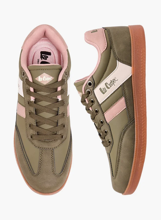 Lee Cooper Women's Colourblock Lace-Up Sneakers