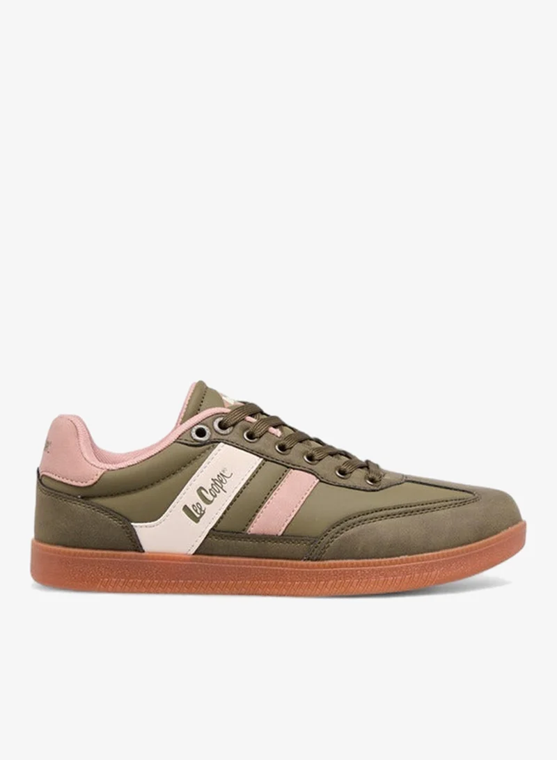 لي كوبر حذاء رياضي نسائي بأربطة وتصميم ملون