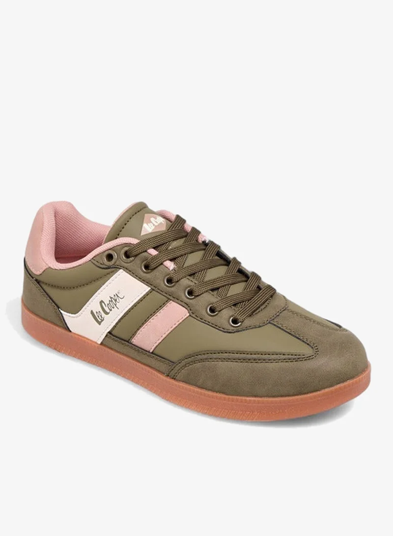 لي كوبر حذاء رياضي نسائي بأربطة وتصميم ملون