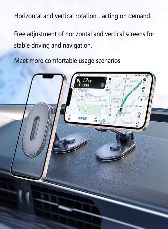 QUEMISS Car Phone Holder Mount for Car Mount Adhesive Rotary Folding Cell Phone Car Mount Phone Holders for Your Car Mount Compatible with All Smartphones of iPhone Huawei, Xiaomi Samsung - Image 4