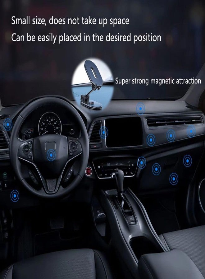 QUEMISS Car Phone Holder Mount for Car Mount Adhesive Rotary Folding Cell Phone Car Mount Phone Holders for Your Car Mount Compatible with All Smartphones of iPhone Huawei, Xiaomi Samsung - Image 5