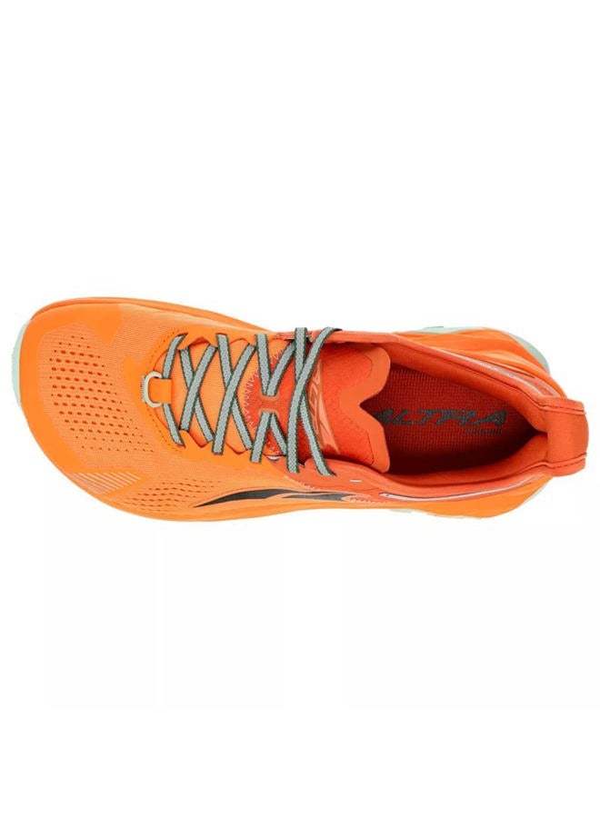 ALTRA Men's AL0A7R6P Olympus 5 Trail Running Shoe, Gray/Teal, 10 - Image 4