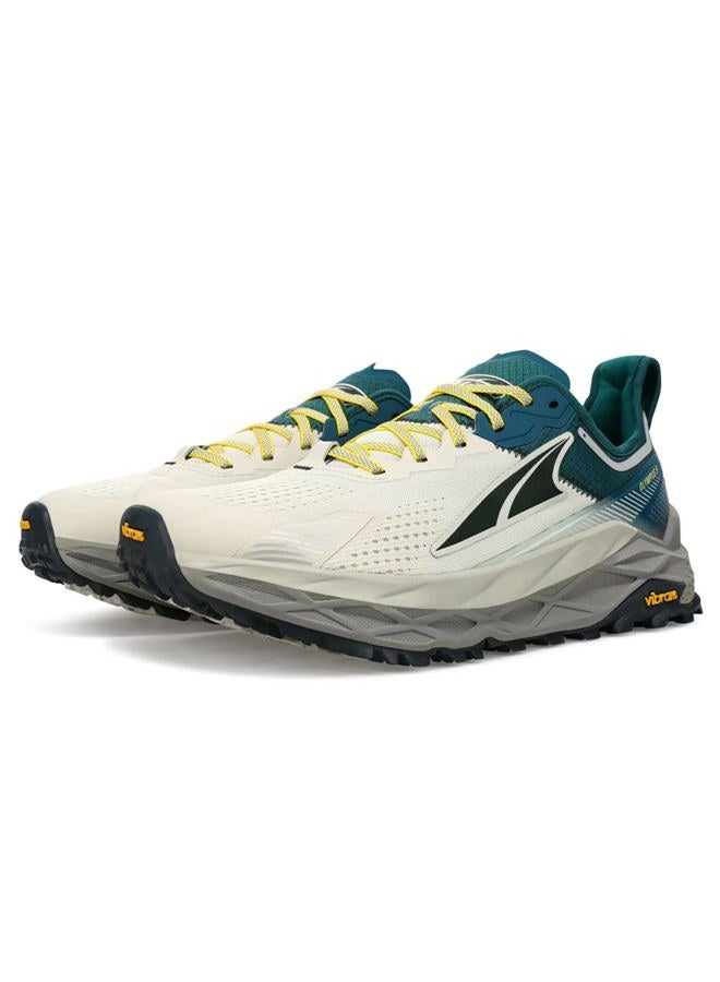 ALTRA Men's AL0A7R6P Olympus 5 Trail Running Shoe, Gray/Teal, 10 - Image 1