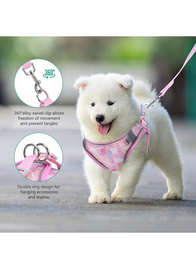 ORIA - ORIA Cat Harness and Leash Set, Reflective Cat Harness for Walking, Adjustable Escape Proof Cat Harness, Soft Kitten Vest with Quick Release Buckle, for Small Medium Cats, Pink, XXS - Image 1