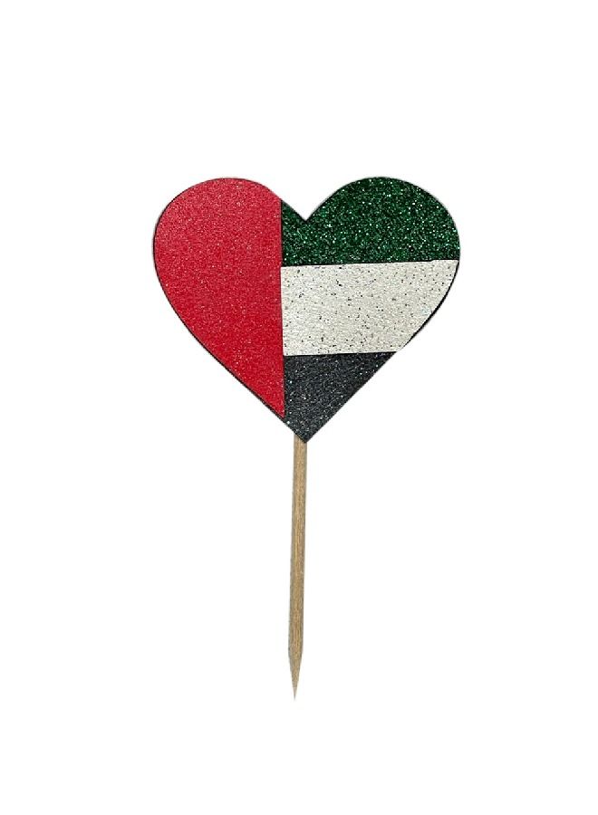 ThePartyPopper UAE National Flag Day Cupcake Toppers  - Image 1