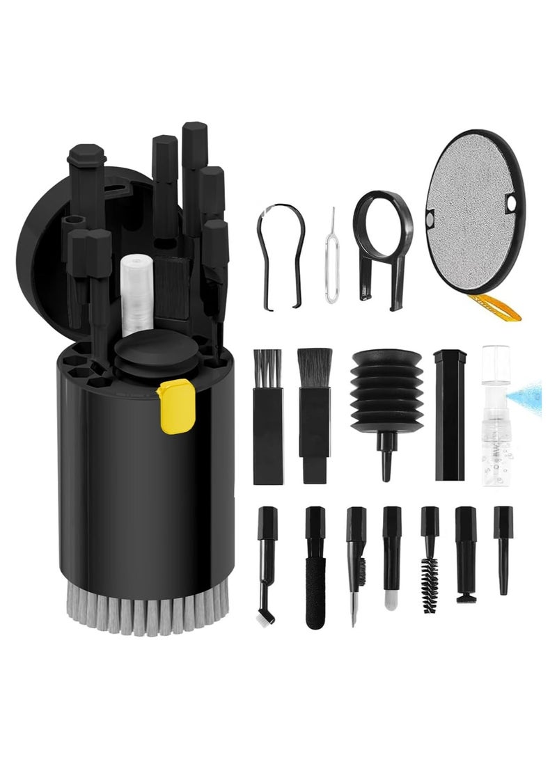 Hihonor 20 in 1 Multifunctional Cleaner Kit for Electronic Devices, Computer Keyboard Cleaner Kit, Headphones Cleaner Kit for, for Cleaning Laptop Keyboard Earbuds Camera Cellphones  - Image 1