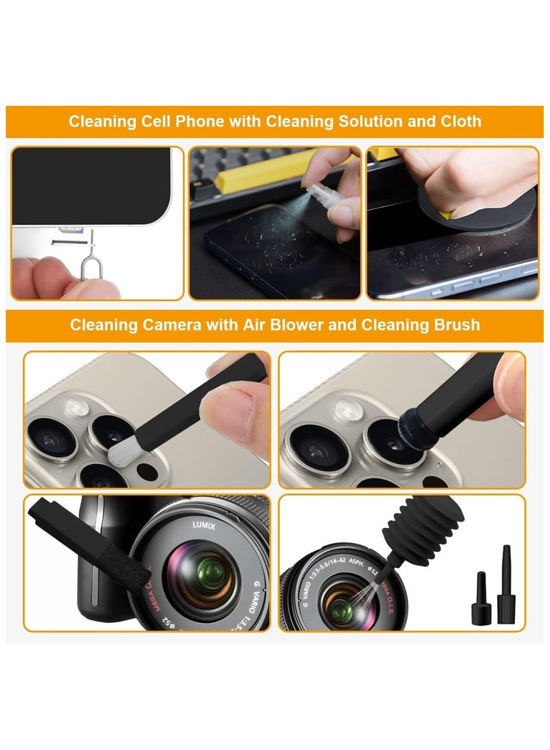 Hihonor 20 in 1 Multifunctional Cleaner Kit for Electronic Devices, Computer Keyboard Cleaner Kit, Headphones Cleaner Kit for, for Cleaning Laptop Keyboard Earbuds Camera Cellphones  - Image 3