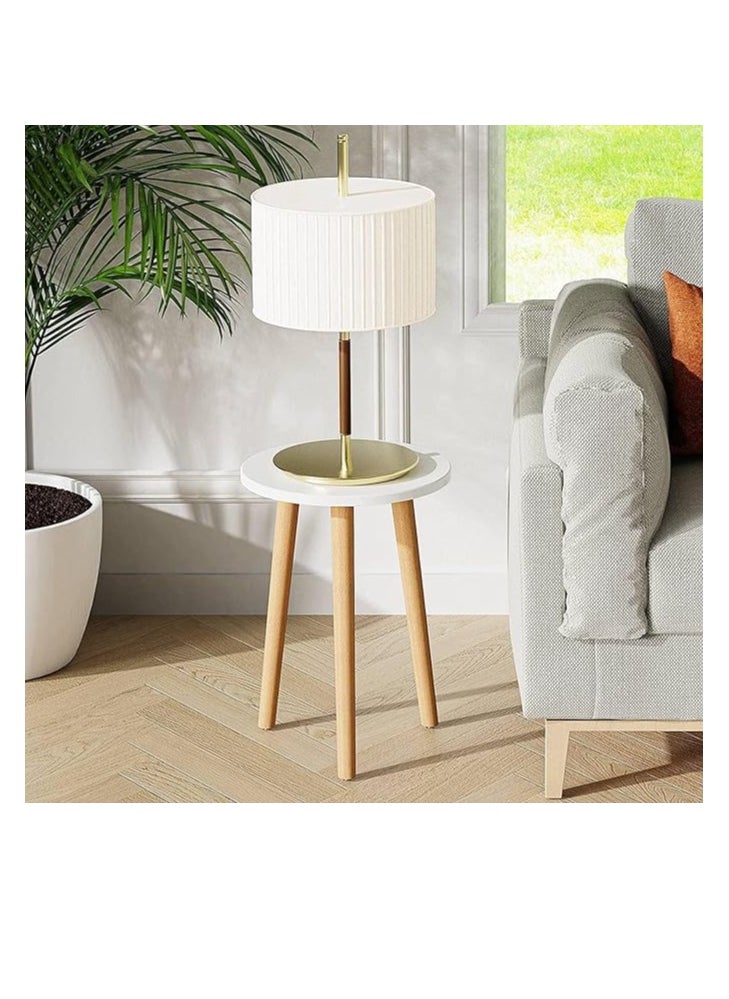 Generic - Plant Stand Indoor, 16.5" Tall Plant Stand, manmade board Plant Stands, Modern Plant Table, Mid Century Plant Stand for Indoor, Outdoor, Plant Stool, Small Side Table White - Image 1