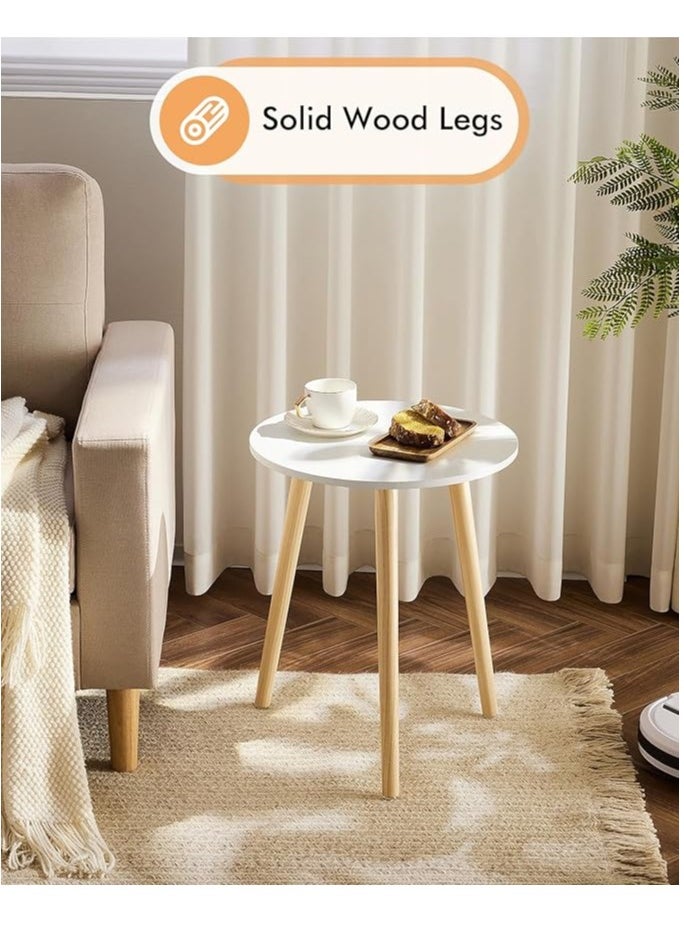 Generic - Plant Stand Indoor, 16.5" Tall Plant Stand, manmade board Plant Stands, Modern Plant Table, Mid Century Plant Stand for Indoor, Outdoor, Plant Stool, Small Side Table White - Image 1