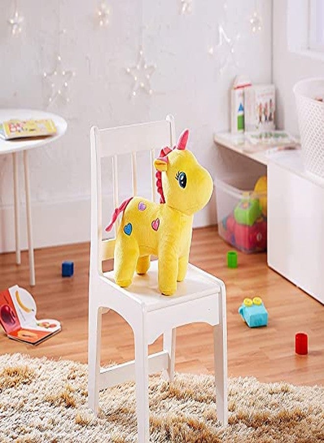 FUN4YOU Unicorn Soft & Stuffed Toys for Kid | Toddler & Home Decor | Lovable | Hugable Kids Toy(25 CM | Yellow Color) - Image 5
