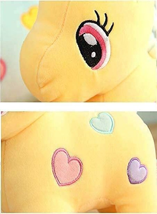 FUN4YOU Unicorn Soft & Stuffed Toys for Kid | Toddler & Home Decor | Lovable | Hugable Kids Toy(25 CM | Yellow Color) - Image 4