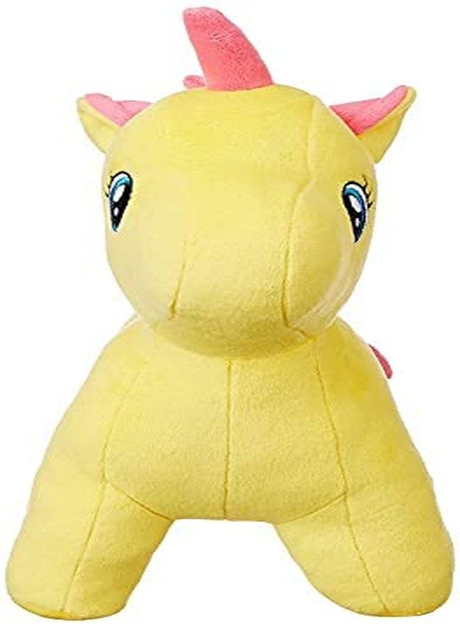 FUN4YOU Unicorn Soft & Stuffed Toys for Kid | Toddler & Home Decor | Lovable | Hugable Kids Toy(25 CM | Yellow Color) - Image 3