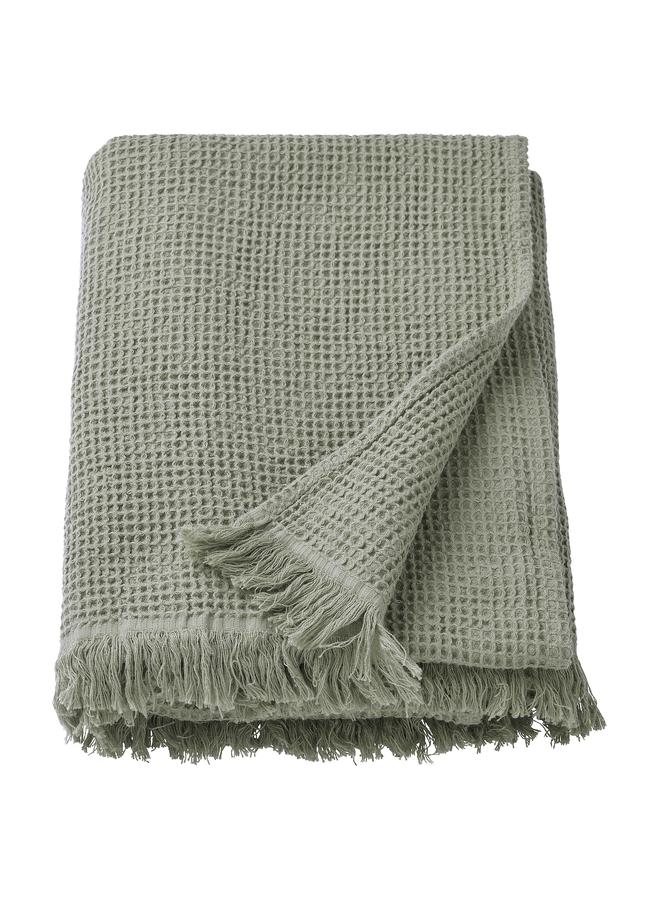 Bath sheet, light green, 100x150 cm  - Image 1