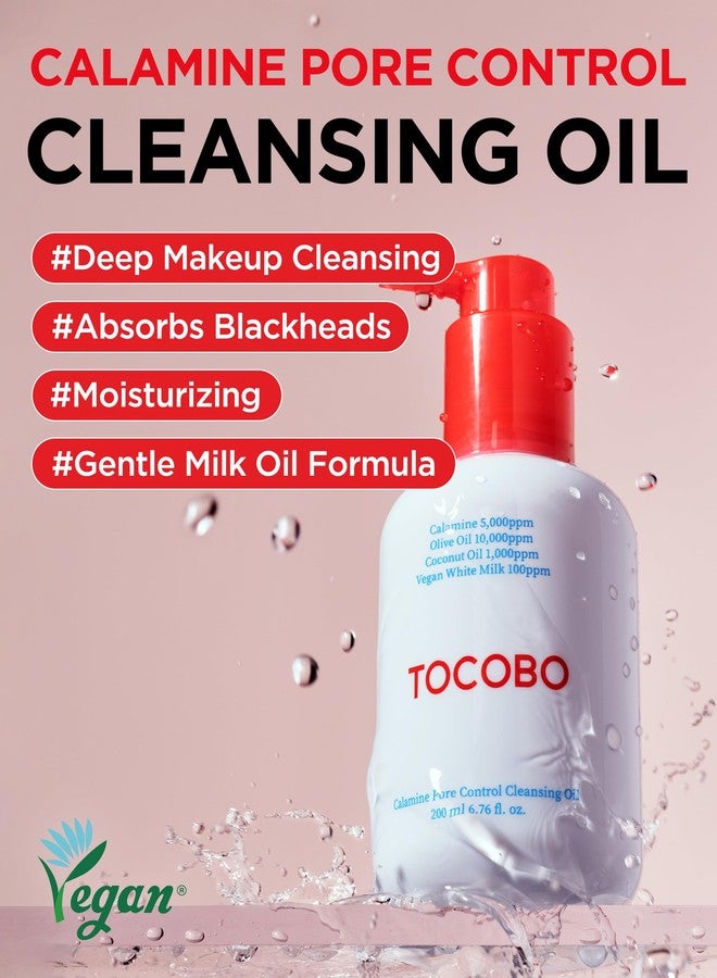 TOCOBO Calamine Pore Control Cleansing Oil 200ml / 6.76 fl oz | Blackheads, Make-up Cleansing, Pore Care, Deep Cleansing, mothers day - Image 2