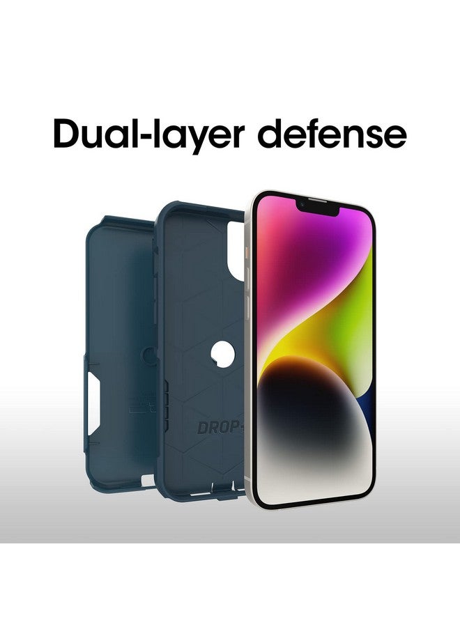 أوتربوكس جراب OtterBox Commuter Series لهاتف iPhone 14 Plus - Dont BE Blue (أزرق)، نحيف ومتين، مناسب للجيب، مع حماية للمنافذ - Image 2