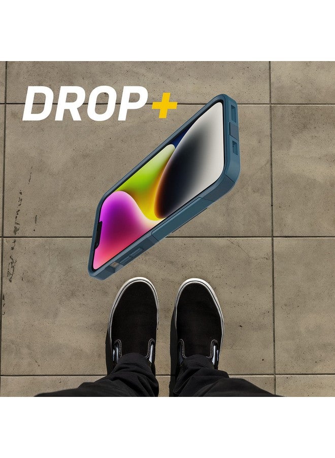 أوتربوكس جراب OtterBox Commuter Series لهاتف iPhone 14 Plus - Dont BE Blue (أزرق)، نحيف ومتين، مناسب للجيب، مع حماية للمنافذ - Image 4