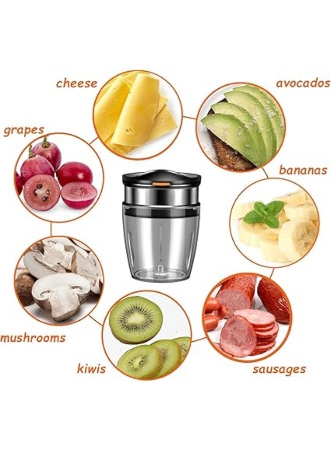 Fruit Slicer Cup, Egg Slicer, Strawberry Slicer, Banana Cutter Slicer, Kiwi Grape Slicer Cutter, Stainless Steel Slicer for Soft Fruit Vegetable, Quickly Making Fruit Vegetable Salad - Image 5