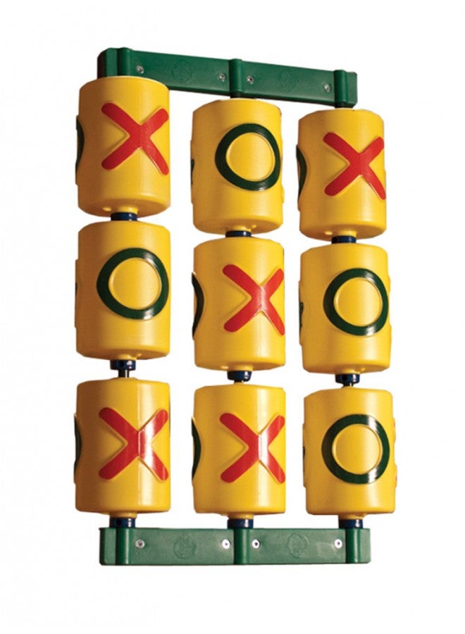 Gorilla Playsets 07-0010 Tic Tac Toe Spinner Activity Panel for Swing Sets, Yellow