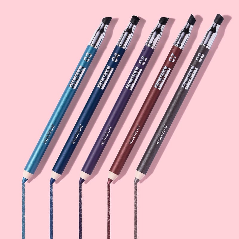 Pupa Milano Multiplay Eye Pencil - Creamy Blendable Eyeliner with Smudge Tip in 03 Pearly Sky - Image 4