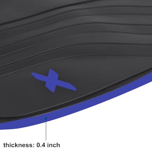 San Auto Car Floor Mat for BMW X3 G01 X4 G02 2018 2019 2020 2021 2022 2023 2024 Custom Fit Black Navy Blue Rubber Auto Floor Liners Set All Weather Protection Heavy Duty Odorless - Image 2
