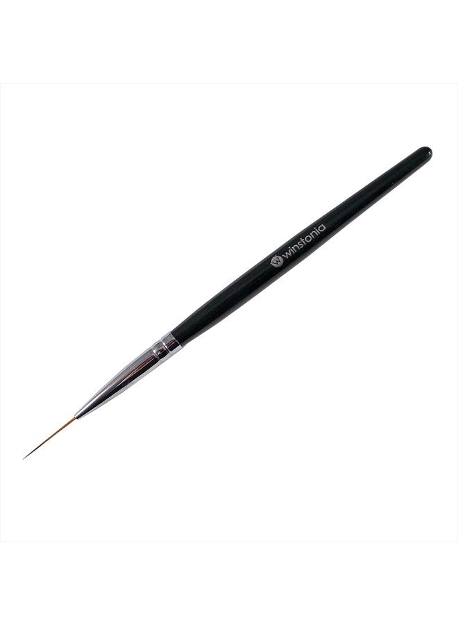 Winstonia Pro Nail Art Long Striping Brush Striper Pen Acrylic Handle Mani 22mm - Image 2