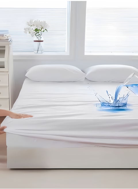 Luxurious Waterproof Mattress Protector 180 x 200 cm+30cm