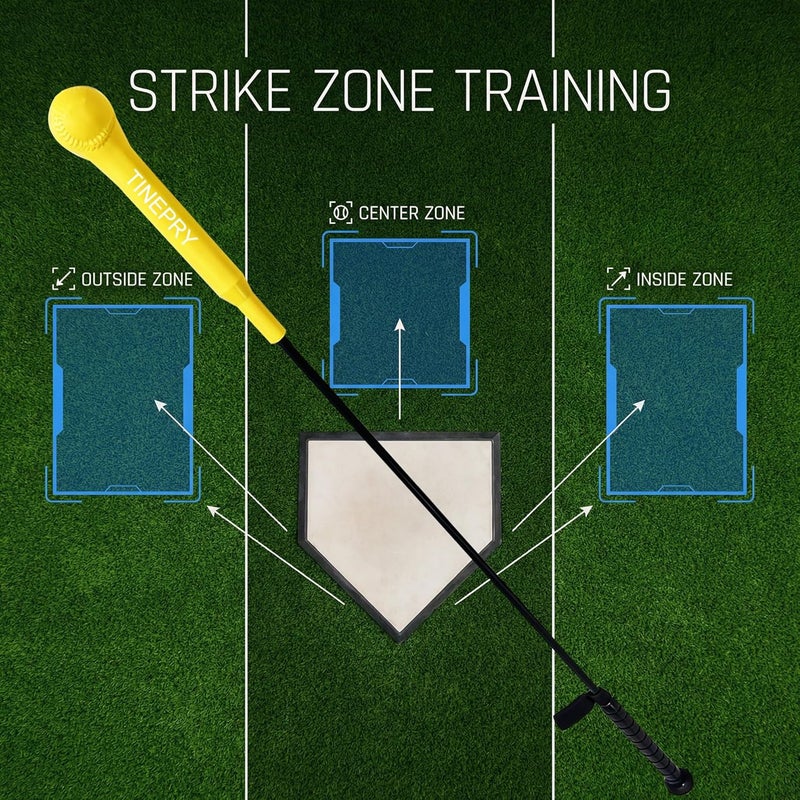 TINEPRY 54'' Baseball Swing Trainer - Non-Slip Grip Hitting Stick for Baseball & Softball - Image 4