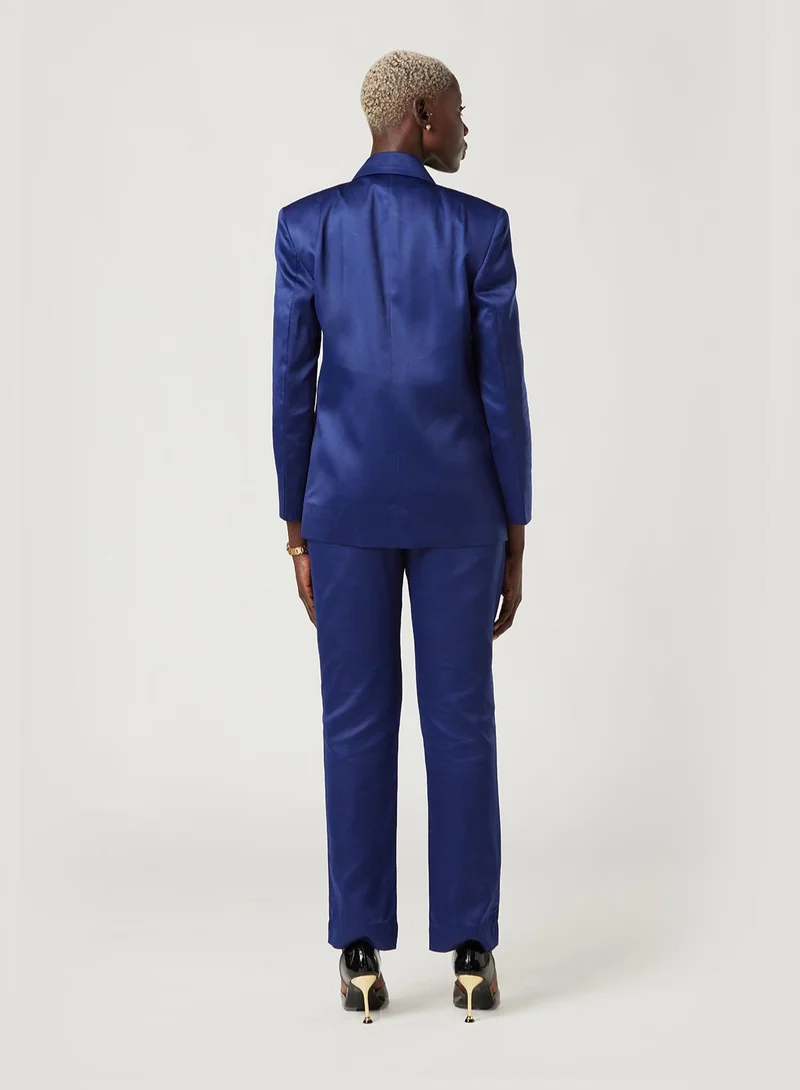 IZEL Blue Three Piece Suit set with Vest and pants