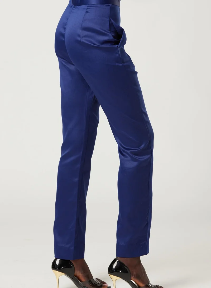 IZEL Blue Three Piece Suit set with Vest and pants