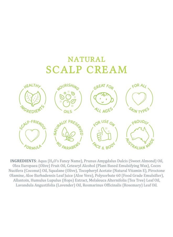 MOOGOO Scalp Cream - Seborrheic Dermatitis & Cradle Cap Natural Formula, Relief for Red, Itchy, Crusty & Dry Skin Around the Scalp, Ears, Hairline, Eyes & Nose, for Babies & Adults, 120g / 4.2oz.  - Image 5
