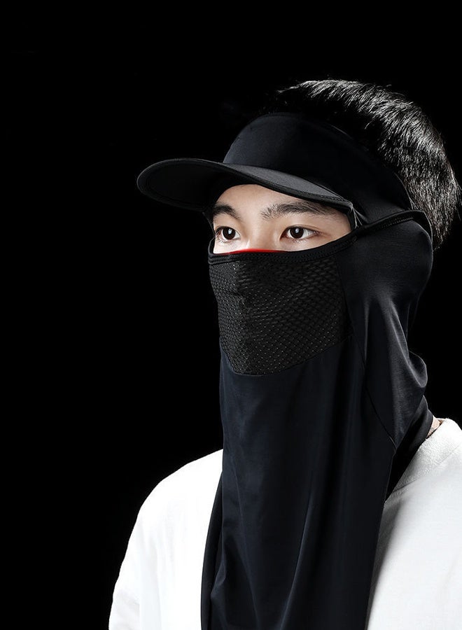 قناع وجه واقي من الشمس من الحرير الجليدي، قبعة دراجات، دافئ للرقبة - Image 5