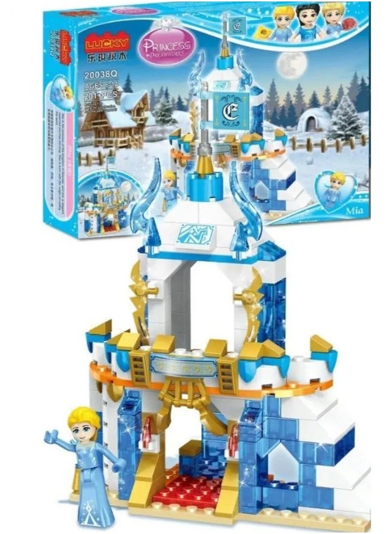 Lucky Lucky Princess   DreamWorks Princess Mia“Ice Tower”  201 pieces  - Image 2