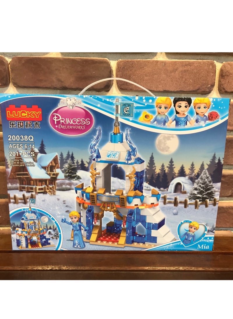 Lucky Lucky Princess   DreamWorks Princess Mia“Ice Tower”  201 pieces  - Image 4