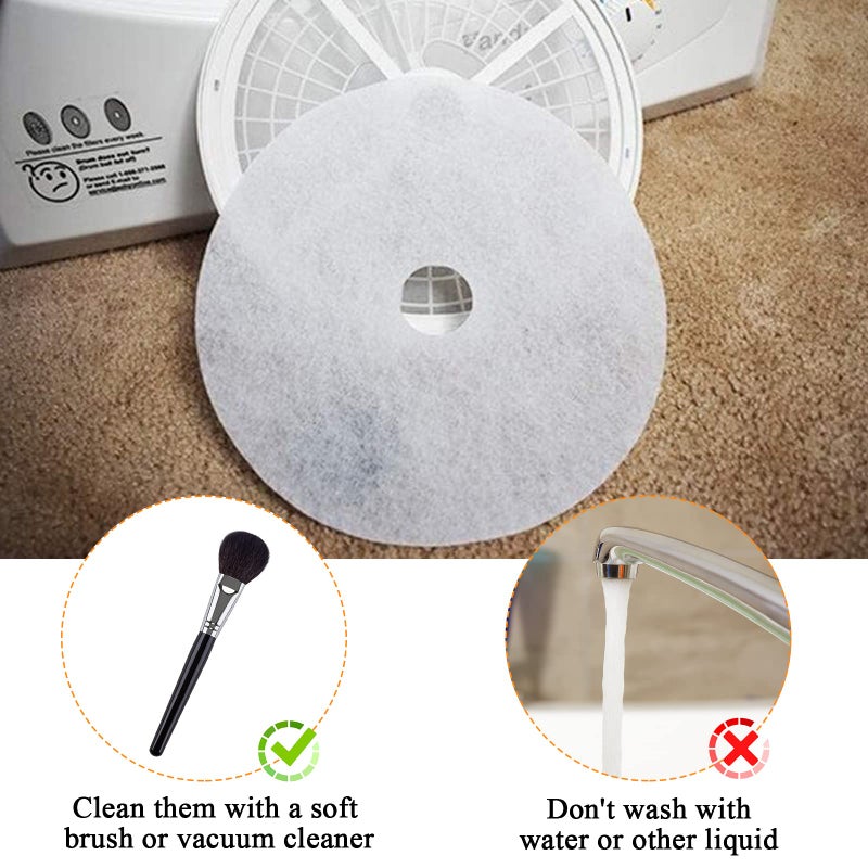 Blutoget 25Pcs Cloth Dryer Exhaust Filter For Panda By Blutoget - Universal Dryer Lint Filter Cloth-Compatible For Panda Magic Chef Avant Sonya Dryer-20 Exhaust & 5 Air Intake Filter - Image 4