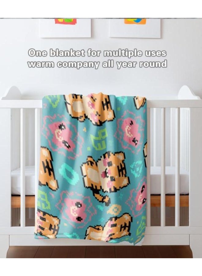 general Baby and children's cartoon flannel thin blanket (warm and comfortable, suitable for sleep, game use) 70cm*100cm - Image 5
