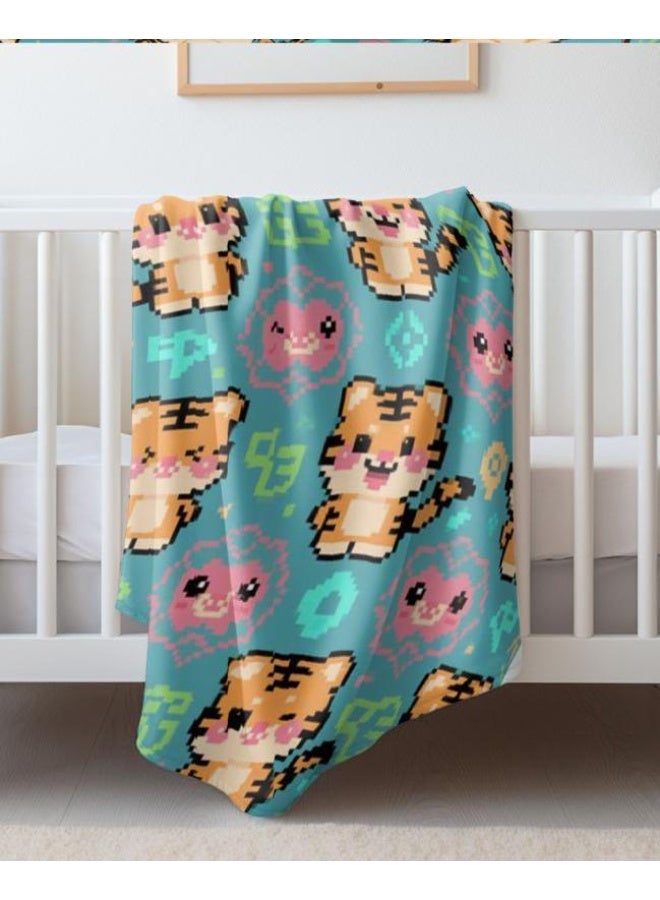 general Baby and children's cartoon flannel thin blanket (warm and comfortable, suitable for sleep, game use) 70cm*100cm - Image 4