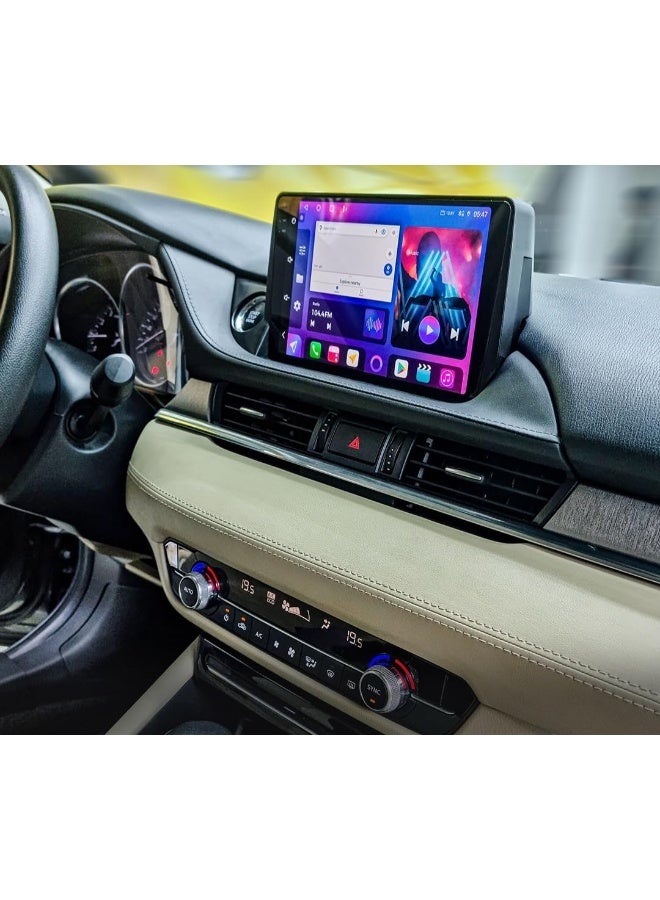 Vierex Fit Mazda 6 Car Stereo Mazda 6 Android Screen 2019-2023 With Apple Carplay Android Auto Wireless WiFi DSP FM&AM BT AHD Camera Included Fast Interface QLED (4+32GB Carplay 8CORE) - Image 2