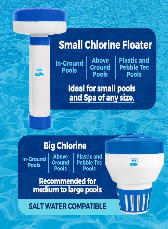 440 Mini Premium Floater Dispenser for Spa, Hot Tub and Small Pools for 1 Inch Chlorine or Bromine Tablets. (Tablets NOT Included) Adjustable Chemical Float from 0 to 13 Flow Control - Image 5