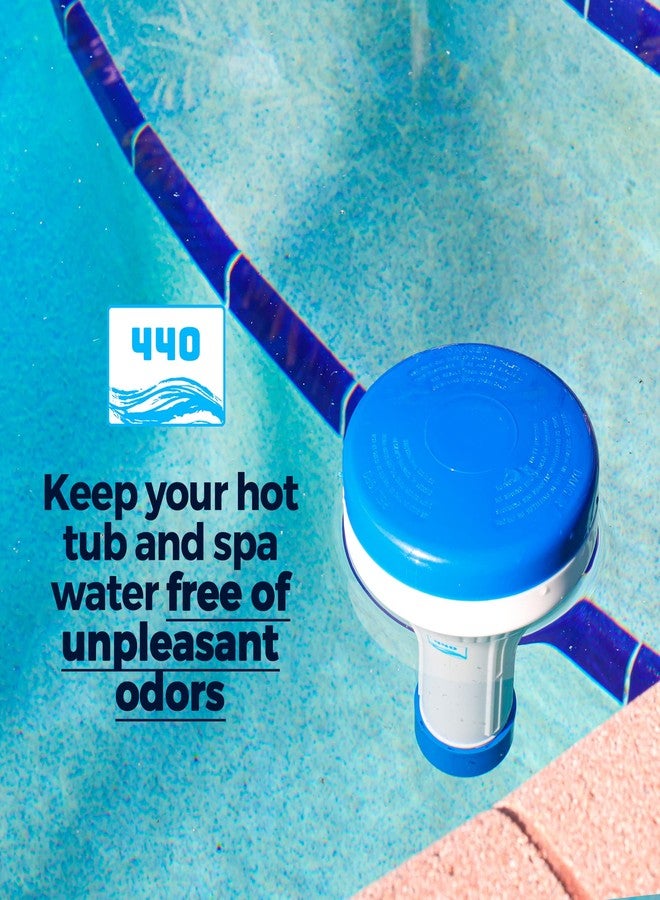 440 Mini Premium Floater Dispenser for Spa, Hot Tub and Small Pools for 1 Inch Chlorine or Bromine Tablets. (Tablets NOT Included) Adjustable Chemical Float from 0 to 13 Flow Control - Image 3
