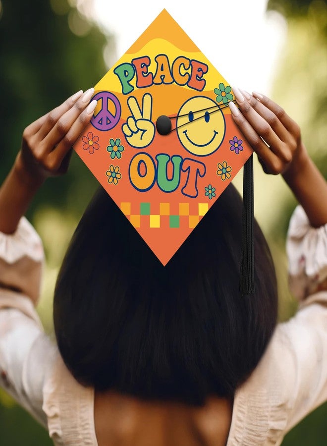 ADVANSYNC Peace Out Graduation Cap Topper - Image 2