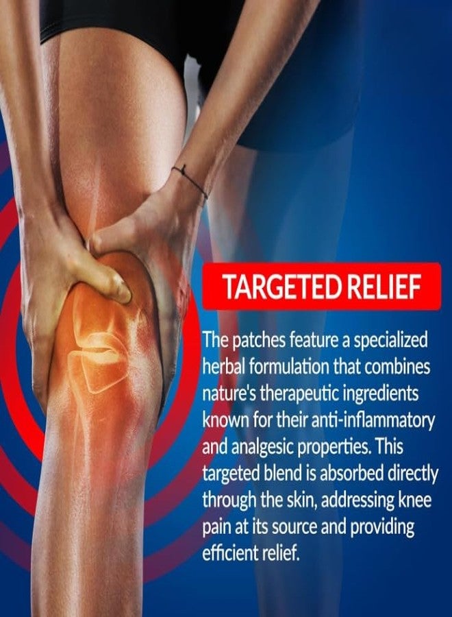 MBKOH (30 pcs) Herbal Knee Pain Relief Patches Arthritis Inflammation Patch Sticker | Instant Relief from Pain | Joint Pain Relief Products Natural Wormwood Extract Patch for Knee - Image 4
