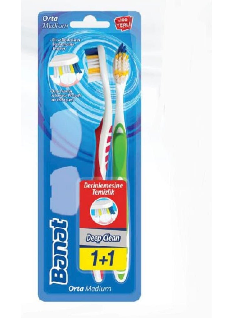 بنات فرشاة الأسنان الكلاسيكية للتنظيف العميق - Image 1