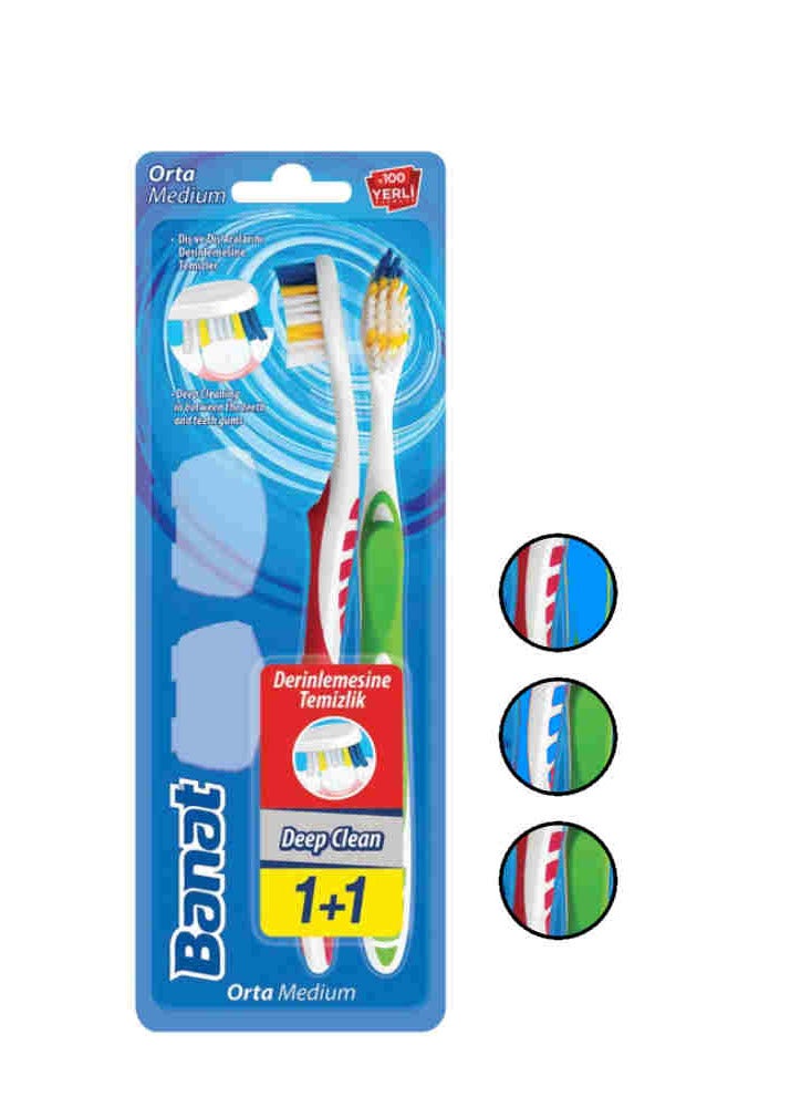 بنات فرشاة الأسنان الكلاسيكية للتنظيف العميق - Image 2