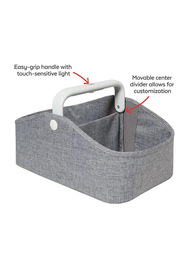 سكيب هوب Light Up Diaper Caddy, Grey, 1 Count - 304300
